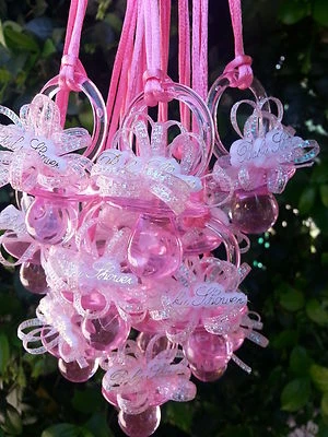 Collares Chupetes Grandes Baby Shower Juego Favores Premios Decoración U~Elige Colores Foto 1 de 4