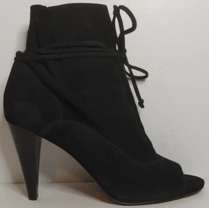 ¡NUEVO! Botas al tobillo Vince Camuto Avera negras gamuta 4" tacón de bloque 9,5 millones EE. UU. 39,5 millones EUR - Imagen 1 de 3