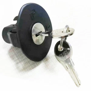 NUEVO Tapa de tapa de enchufe de tanque de combustible de gasolina con 2 llaves 8U5Z9C268B OEM EE. UU. - Imagen 1 de 5