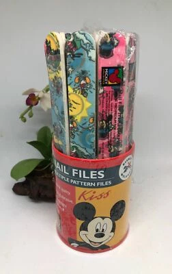 36x Disney by Kiss Mickey Mouse arquivos de unhas sortidos em lata - grão fino e médio - Imagem 1 de 4