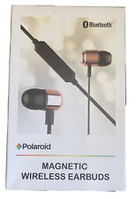 Polaroid Bluetooth Magnetic Wireless Earbuds Rose Gold with Built In Microphone