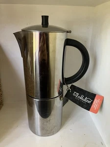 ACERO INOXIDABLE IL MULINO 500 ml/16 oz Estufa Cafetera Espresso NUEVA - Imagen 1 de 3