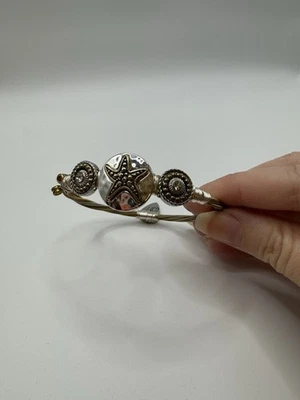 Pulsera envolvente de alambre de cuerda de guitarra ST estrella de mar océano temática boho artesanal Foto 1 de 4