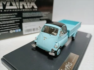 Matrix 1 43 Isetta Autocaro Small Transport Pickup Model Light Blue - Picture 1 of 6