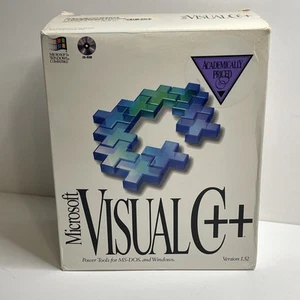 Microsoft Visual C++ Version 1.52 Power Tools for MS-DOS & Windows - Super Rare - Picture 1 of 12