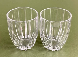 2 Marquis Waterford Omega Cut Crystal Double Old Fashioned Tumbler Glass 4 3/8'' - Picture 1 of 9