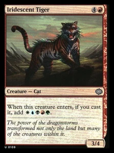 Iridescent Tiger FOIL Tarkir: Dragonstorm MTG NM - Bild 1 von 1