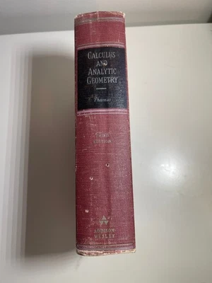 Calculus and Analytic Geometry by George B. Thomas Jr. 1961 3rd Ed. Hardcover Foto 1 de 4