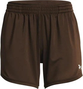 Pantalones cortos de entrenamiento Under Armour para mujer tejidos longitud media talla L marrón - Imagen 1 de 10