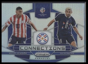 2024 Prizm Copa America #13 Julio Enciso / Miguel Almiron Connections Silver - Picture 1 of 2
