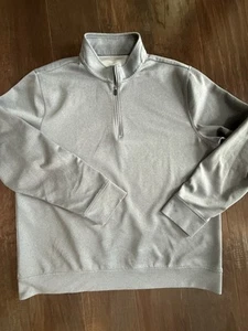 Hickey Freeman Sweater Mens Extra Large Blue Pullover Quarter Zip Golf Hiking - Picture 1 of 3