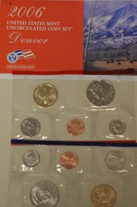 2006-D Denver US Mint Uncirculated Coin Set (10 Coins) Item # 6609 - Picture 1 of 1