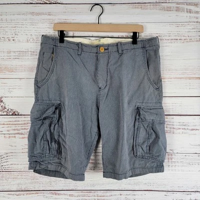 Pantalones Cortos Carga Scotch & Soda Amsterdam Rayas Para Hombre Talla 34-35" Cintura 10" Entrepierna Foto 1 de 4