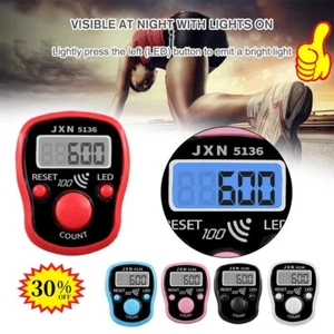 1 pc LED Digital Electronic Tally Counter Dhikr Tasbih Tasbi Finger counter Best - Picture 1 of 16