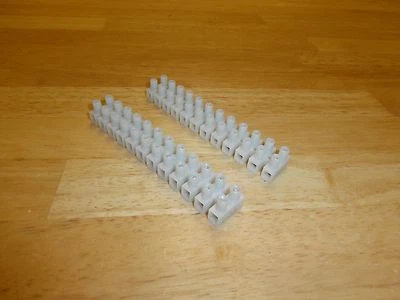 Lot/2 Euro Style 12 Position Terminal Barrier Strip 30 Amp,SHIPS FROM USA,New - Image 1 of 4