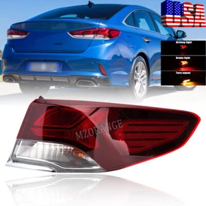 Tail Light Right Passenger Outer Brake Stop Halogen For Hyundai Sonata 2018-2019 - Picture 1 of 12