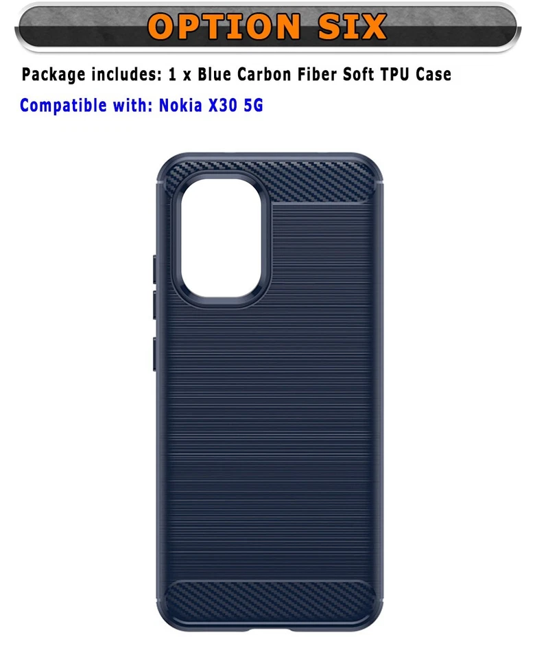 Funda protectora de pantalla de vidrio templado de dureza 9H TPU suave para Nokia X30 5G Foto 1 de 4