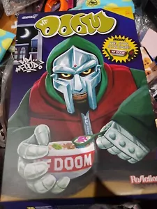 MF Doom Super7 3.75" Figura de Reacción Cereal Caja Tazón Y Cuchara VER FOTO - Imagen 1 de 6