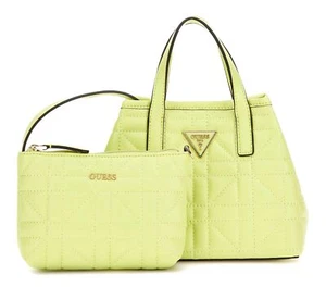 GUESS Latona Mini Tote XS Handtasche Umhängetasche Tasche Chartreuse neongelb - Bild 1 von 2