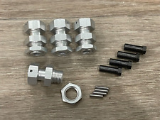 Aluminum 17mm Hubs +10mm Offset For Arrma Senton 3s BLX 4x4 Silver