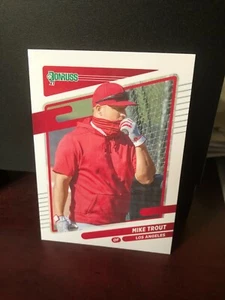 Mike Trout Alternate Art 2021 Donruss Short Print - Bild 1 von 2