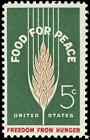 US Scott #1231, 1963 Food For Peace Freedom From Hunger Issue, 5 Cent Stamp, MNH