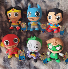 DC Universe Comics Super Hero Plush Toys SET OF 6 18cm 8” Batman & More!