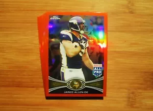 Juego de equipo Topps 2012 cromo naranja refractor Minnesota Vikings - Imagen 1 de 3