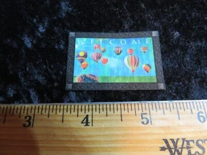 1:24 Dollhouse WELCOME MAT/ kitchen, bath, bedroom anywhere area rugs! #23 - Foto 1 di 1