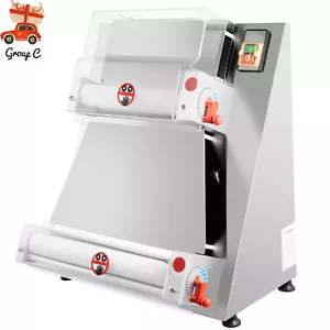 Rullo impasto pizza commerciale 4-16" sfogliatrice elettrica pressa pasticceria macchina - Foto 1 di 14