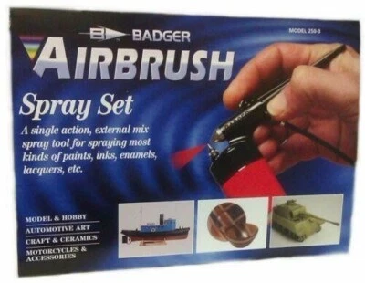 Badger Air-Brush Company Basic Spray Gun Set w/Propel #2503~NEW - Image 1 of 2