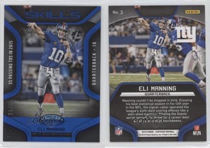 2016 Certified Skills Mirror Blue /50 Eli Manning #3