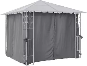 Seitenteile für Pavillon KONIFERA Valencia, 2-tlg., 300x300 cm, Grau - Bild 1 von 4