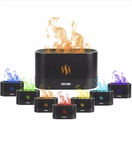 Flame Oil Diffuser/Humidifier 7 Colors - Picture 1 of 5
