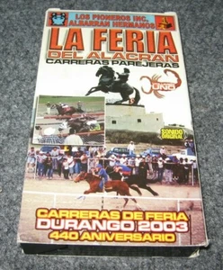 Fair Races Horse LA FERIA DEL ALACRAN DURANGO 2003 VHS Albarran Hermanos Spanish - Picture 1 of 3