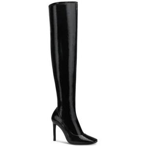 INC Womens Keenah Patent Square Toe Tall Thigh-High Boots Shoes BHFO 4853 - Picture 1 of 6