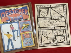 Designer Jeans Made Easy for Men, Women, And Children, Plus Pockets, Shapes - Imagen 1 de 4