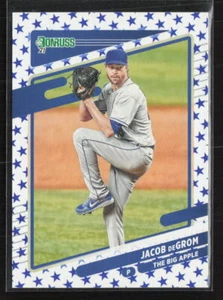 2021 Donruss #150b Jacob deGrom Independence Day "The Big Apple - Picture 1 of 2