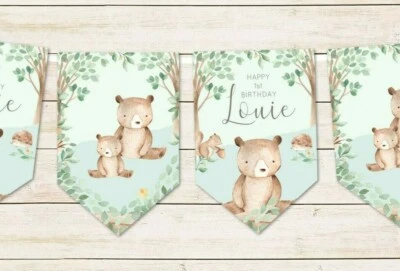 Специализированный мишка лесных флаги и ленты - Изображение 1 из 3