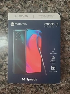 Motorola moto g stylus 5G - 256GB - Cosmic Emerald (Unlocked) new sealed quad ca - Picture 1 of 10