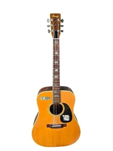 Kasuga D-812 Vintage japanische Akustikgitarre + Hartschalenkoffer - laminierter Korpus - Bild 1 von 7
