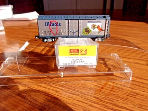 ZMicro-trains c 502 00 501 N-scale Illinois State Boxcar #1818 - Picture 1 of 2