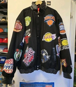 Vintage NBA Basketball Logo Jacke XXXL Jeff Hamilton - Bild 1 von 15
