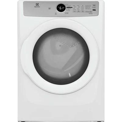 Electrolux ELFG7337A 27"W 8 Cu. Secadora de gas con clasificación Energy Star - blanca Foto 1 de 4