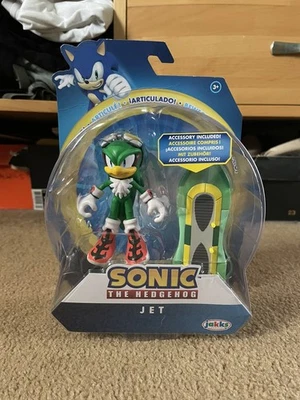 Figura de acción Jakks Pacific Sonic the Hedgehog “Jet The Hawk” 4 pulgadas (RARA)  Foto 1 de 4