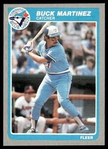 Fleer Buck Martinez Toronto Blue Jays 1985 #114 - Imagen 1 de 2