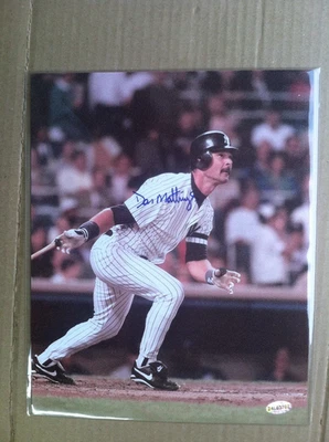 Foto firmada Don Mattingly 8x10 a color con certificado de autenticidad ( Foto 1 de 2