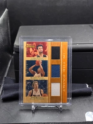 2007-08 Topps Trademark Moves Triple Jersey Kapono Arenas Dirk Nowitzki/99 Foto 1 de 2