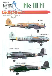EagleCals Decals 1/32 HEINKEL He-111H German WWII Bomber - Picture 1 of 5