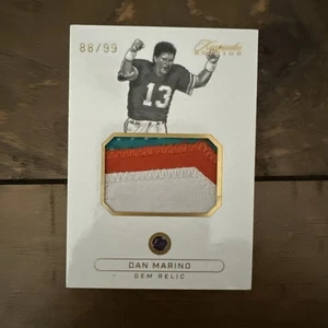 2024 Keepsake Sports Edition | Dan Marino Gem Relic🔥 Tri-Color Patch | 88/99 - Picture 1 of 3